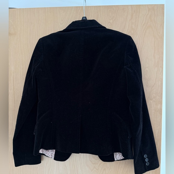 J Crew Celvet Black Blazer - Picture 2 of 3